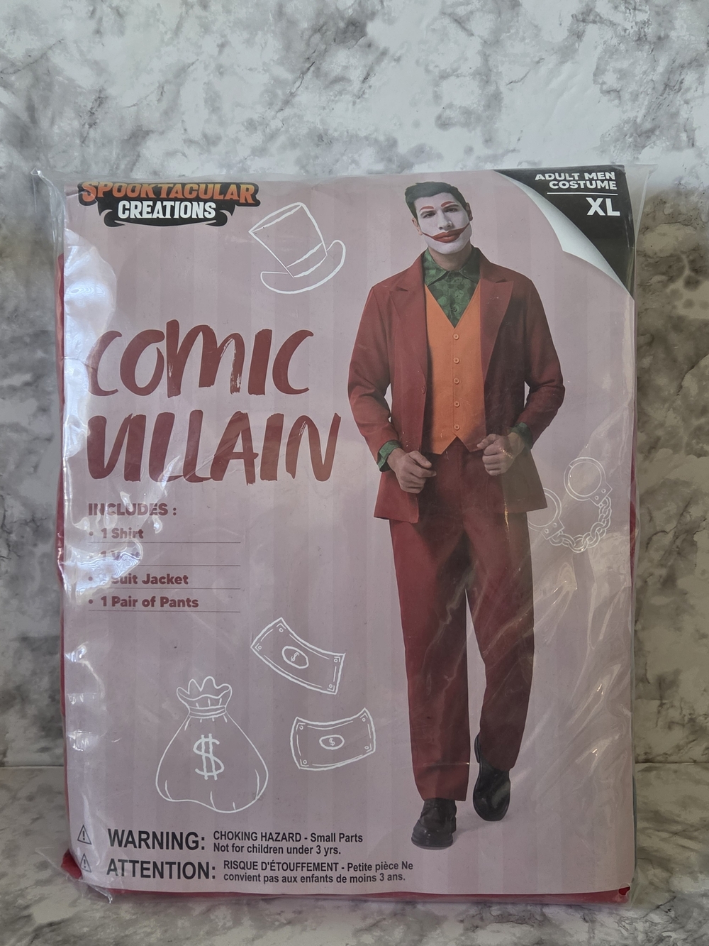 Comic Villain Men’s Dress Pants - Red